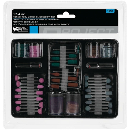 1933 Performance Tool Rotary Tool 134pc Accessory Kit - Image 3
