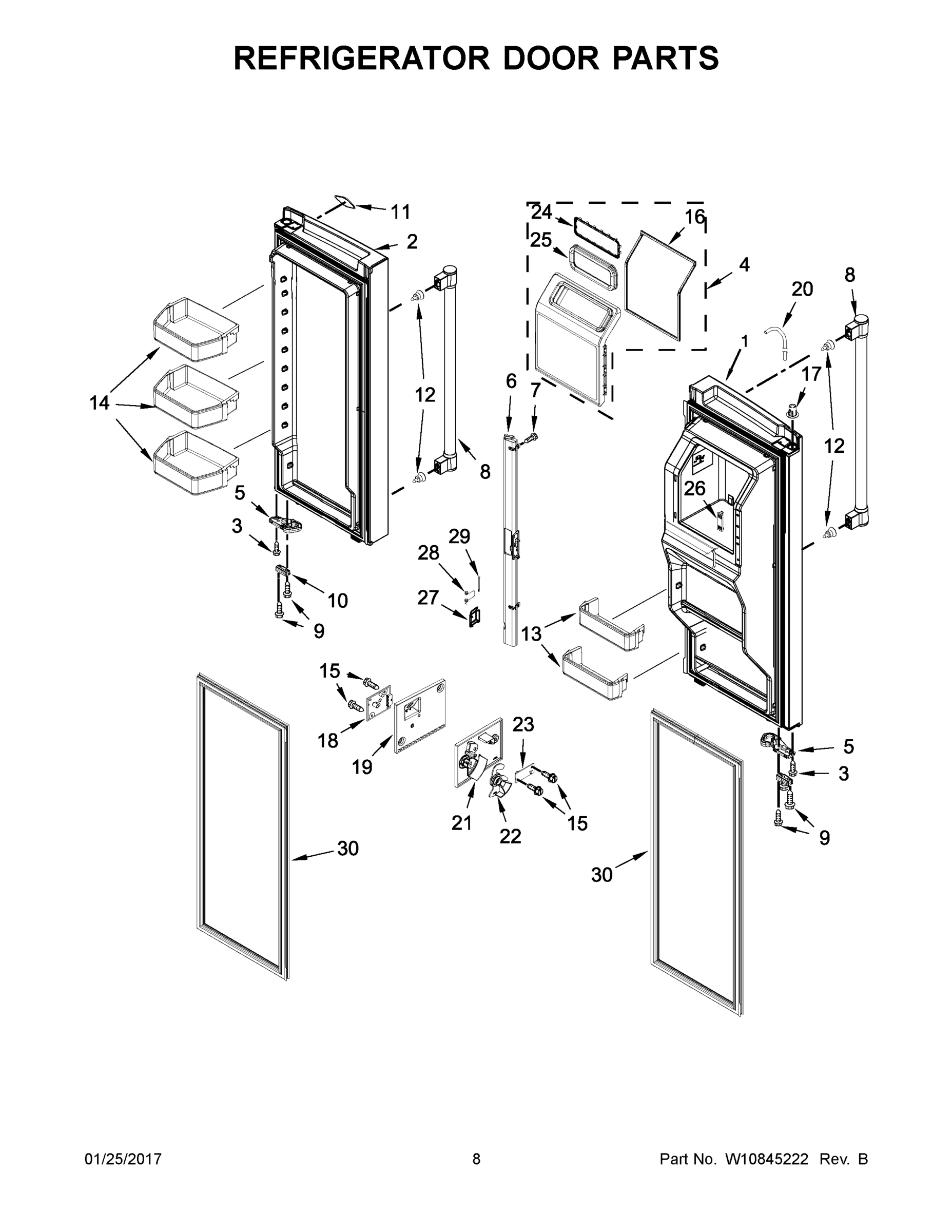 05 - REFRIGERATOR DOOR PARTS