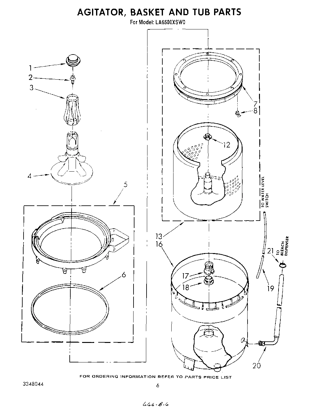 05 - AGITATOR, BASKET AND TUB