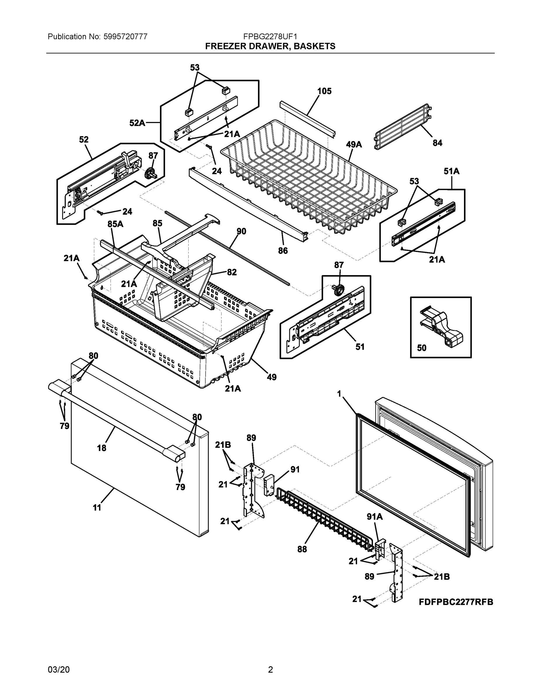 02 - FREEZER DRAWER, BASKETS