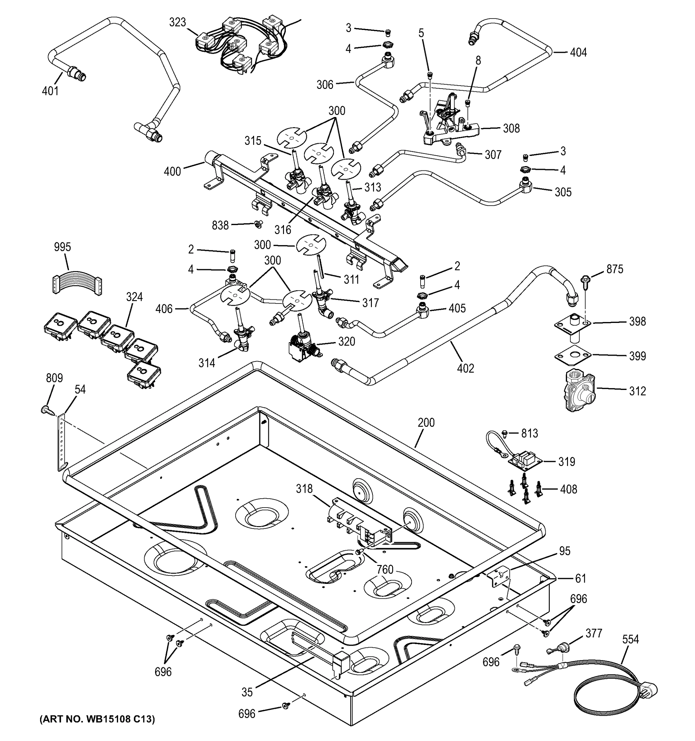 GAS & BURNER PARTS