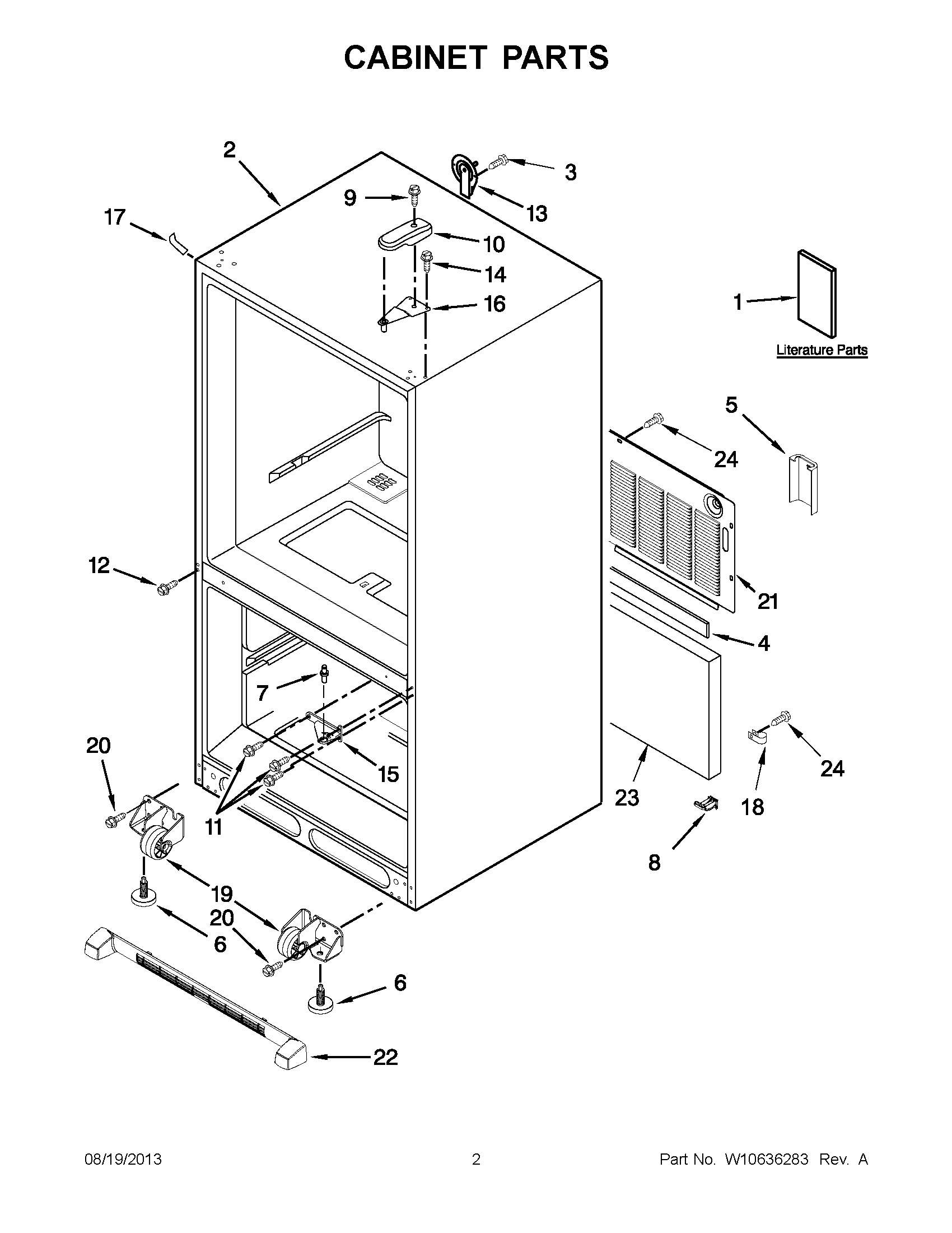 02 - CABINET PARTS