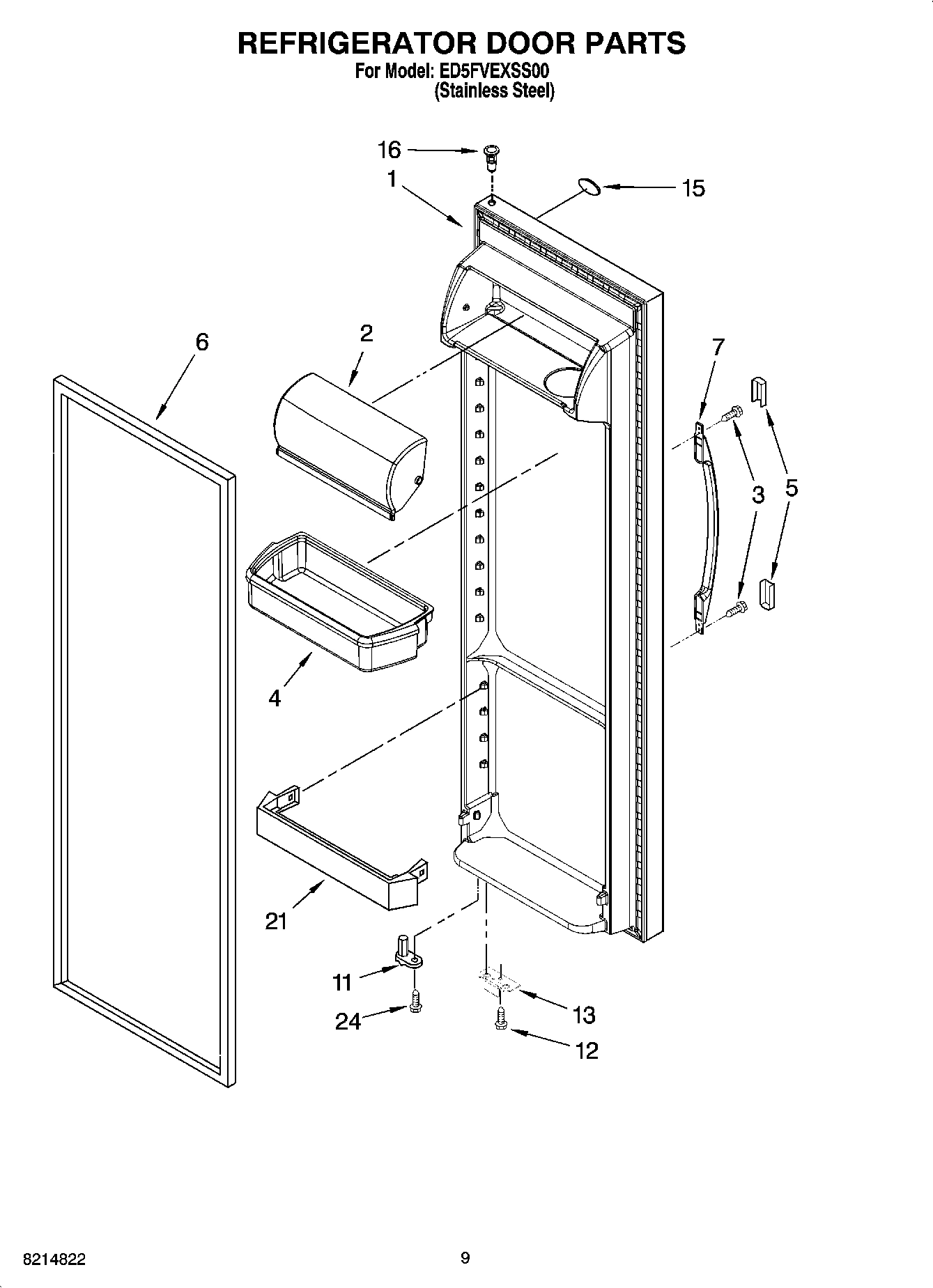 06 - REFRIGERATOR DOOR PARTS