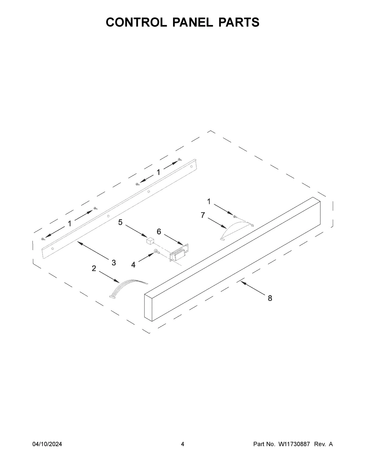 03 - CONTROL PANEL PARTS