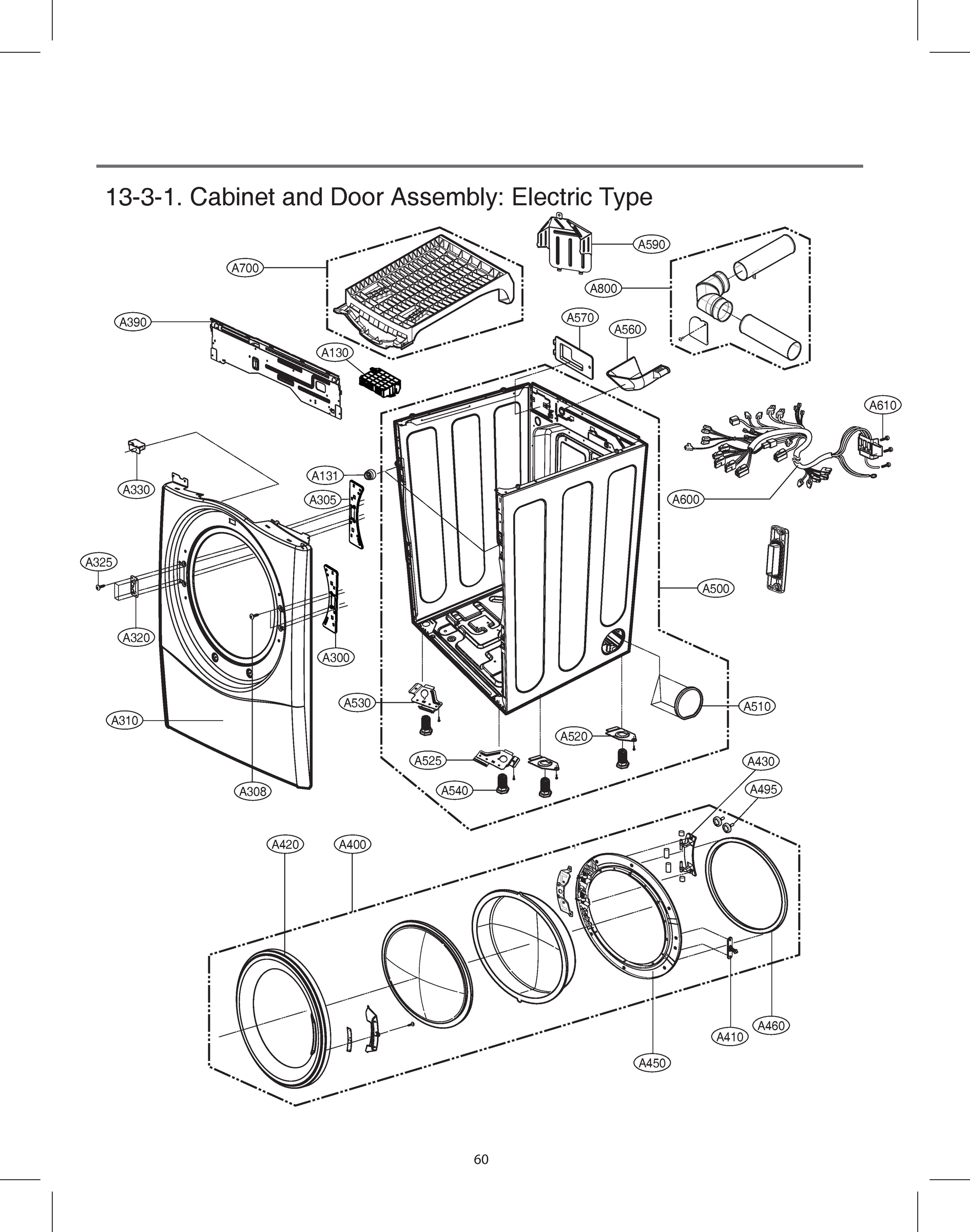 CABINET AND DOOR ASSEMBLY