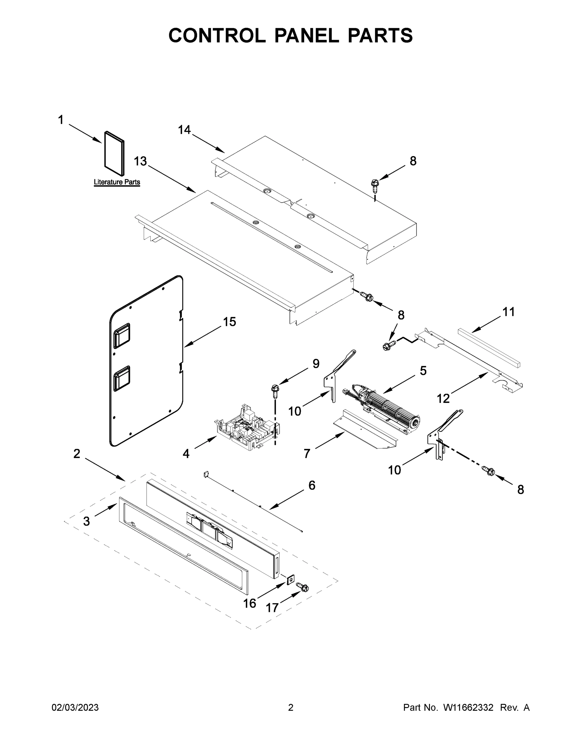 02 - CONTROL PANEL PARTS