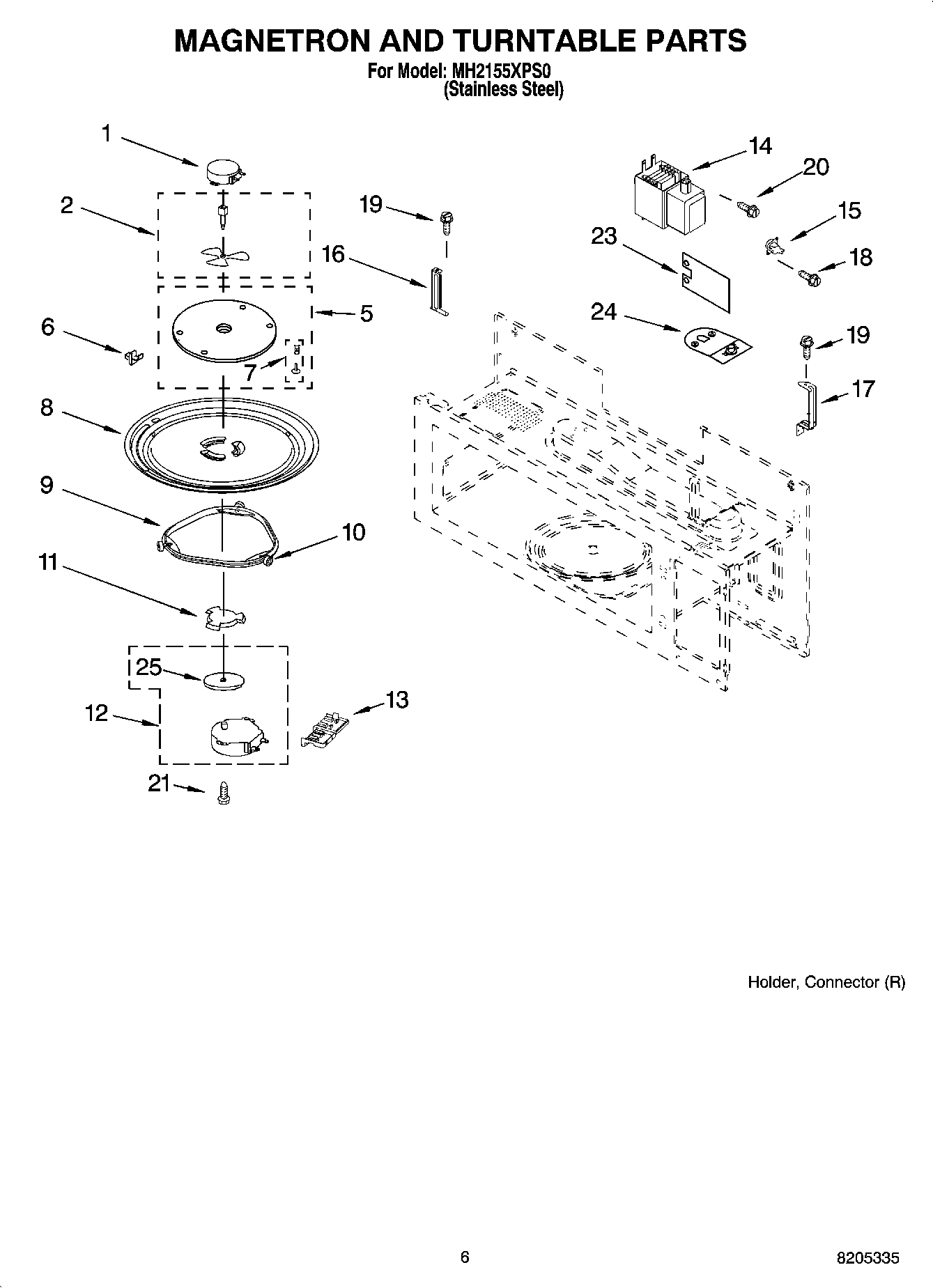 05 - MAGNETRON AND TURNTABLE PARTS