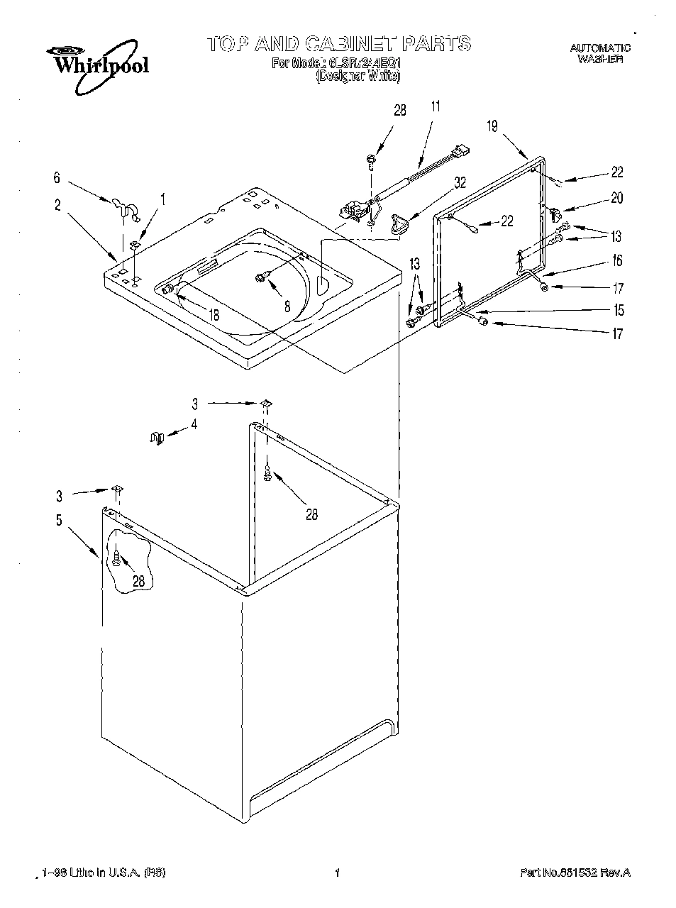 01 - TOP AND CABINET