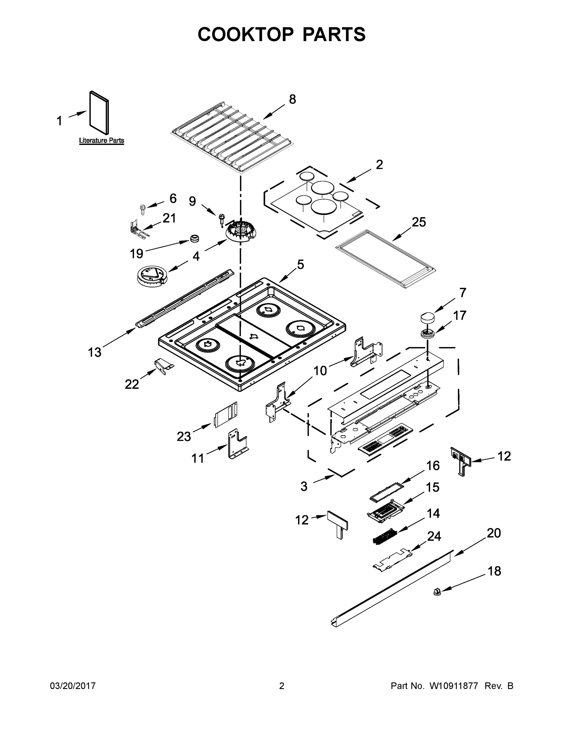 02 - COOKTOP PARTS