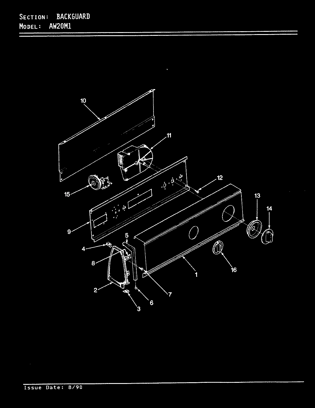 04 - CONTROL PANEL (ORIG/REV. A-D)