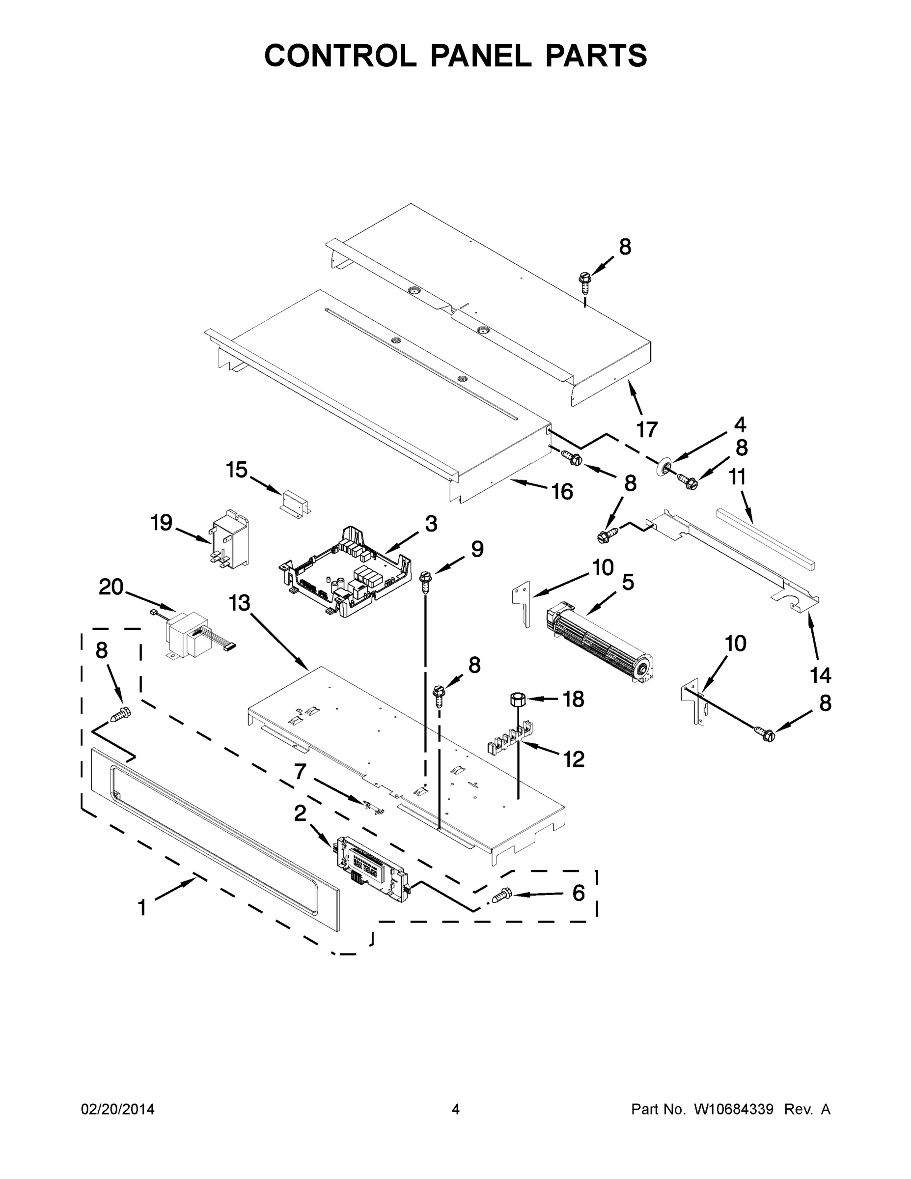 03 - CONTROL PANEL PARTS