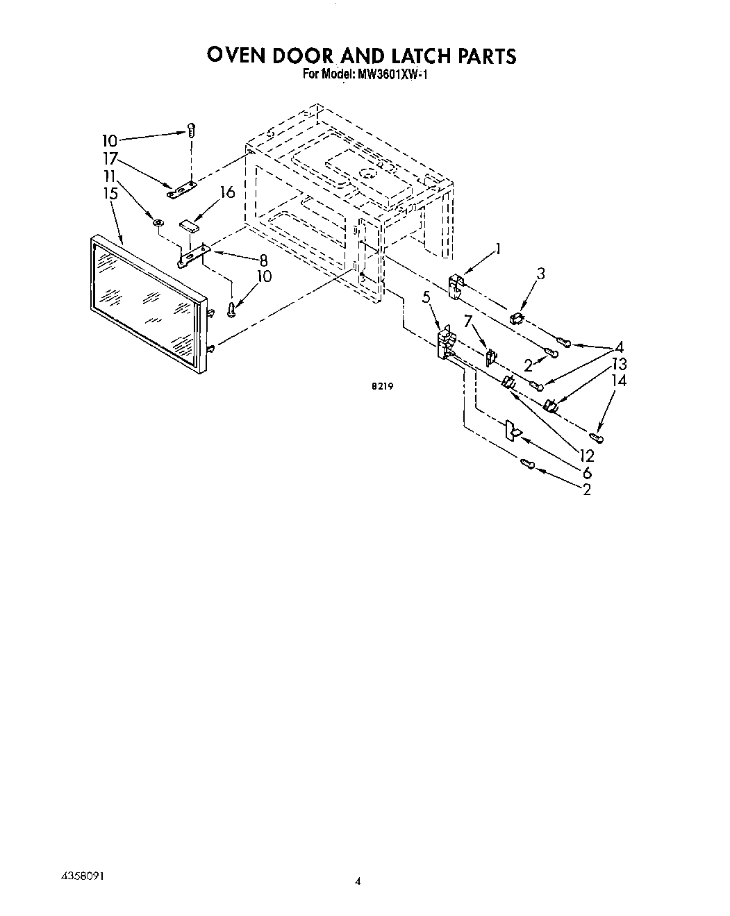 04 - OVEN DOOR AND LATCH