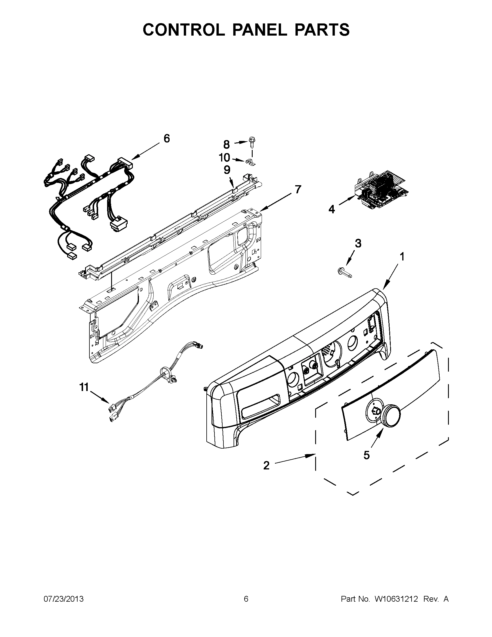 03 - CONTROL PANEL PARTS