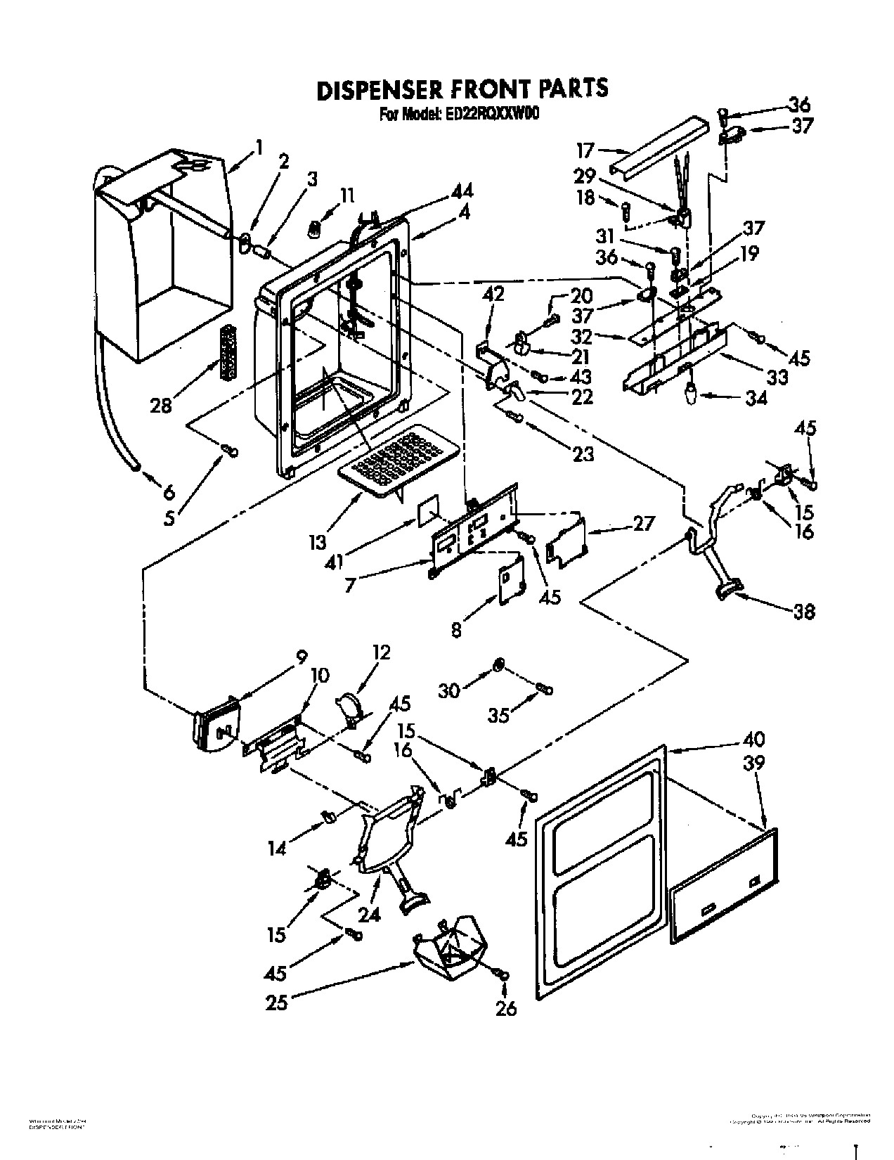 09 - DISPENSER FRONT