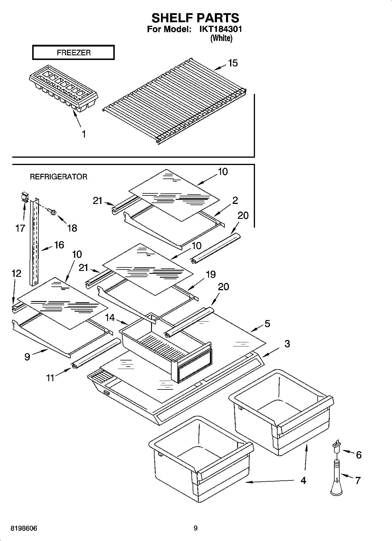 05 - SHELF PARTS, OPTIONAL PARTS