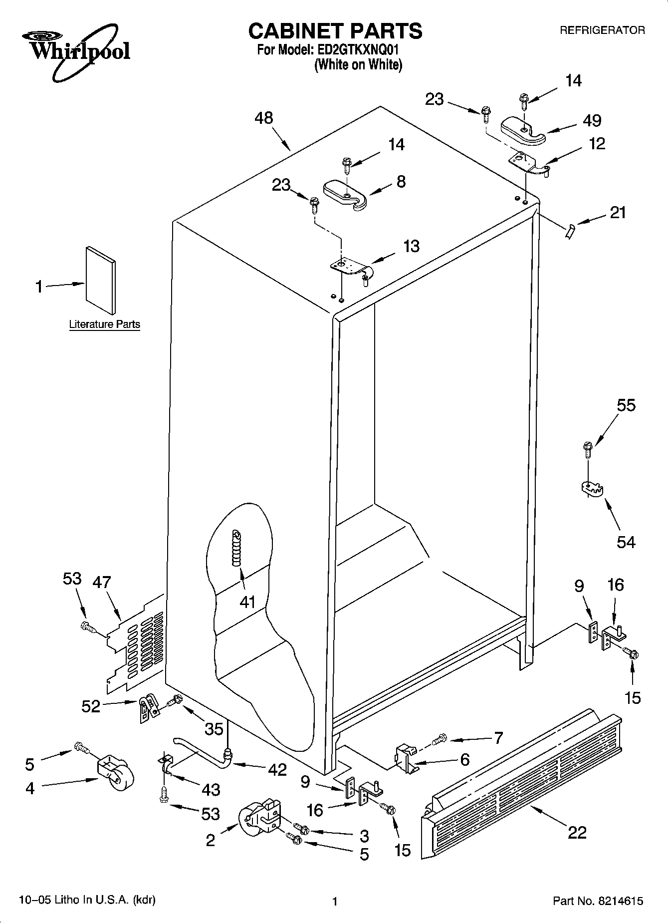 01 - CABINET PARTS