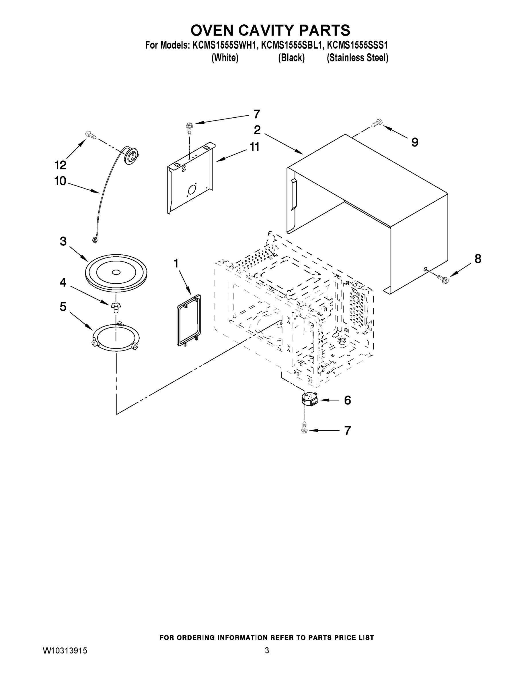 03 - OVEN CAVITY PARTS