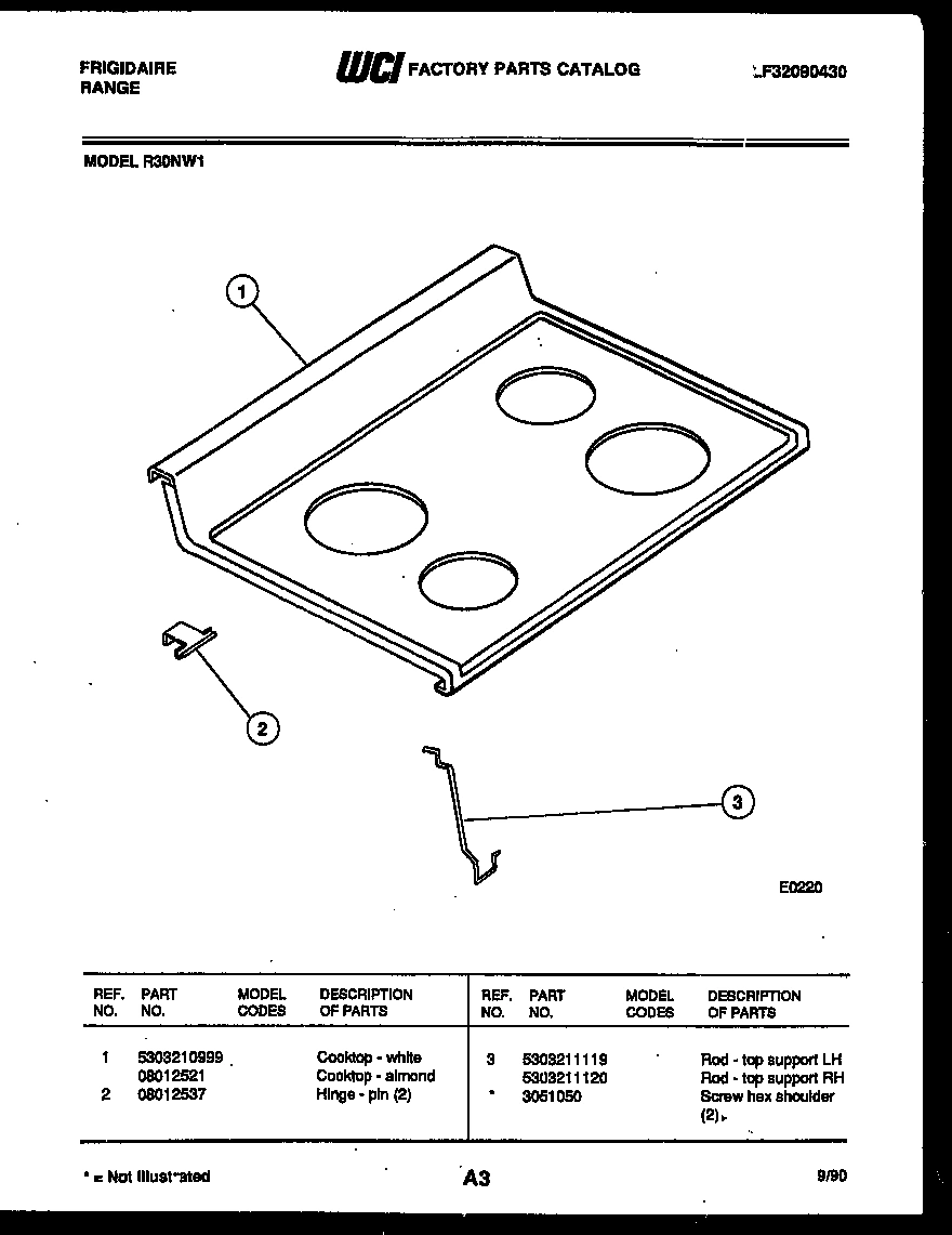 03 - COOKTOP PARTS