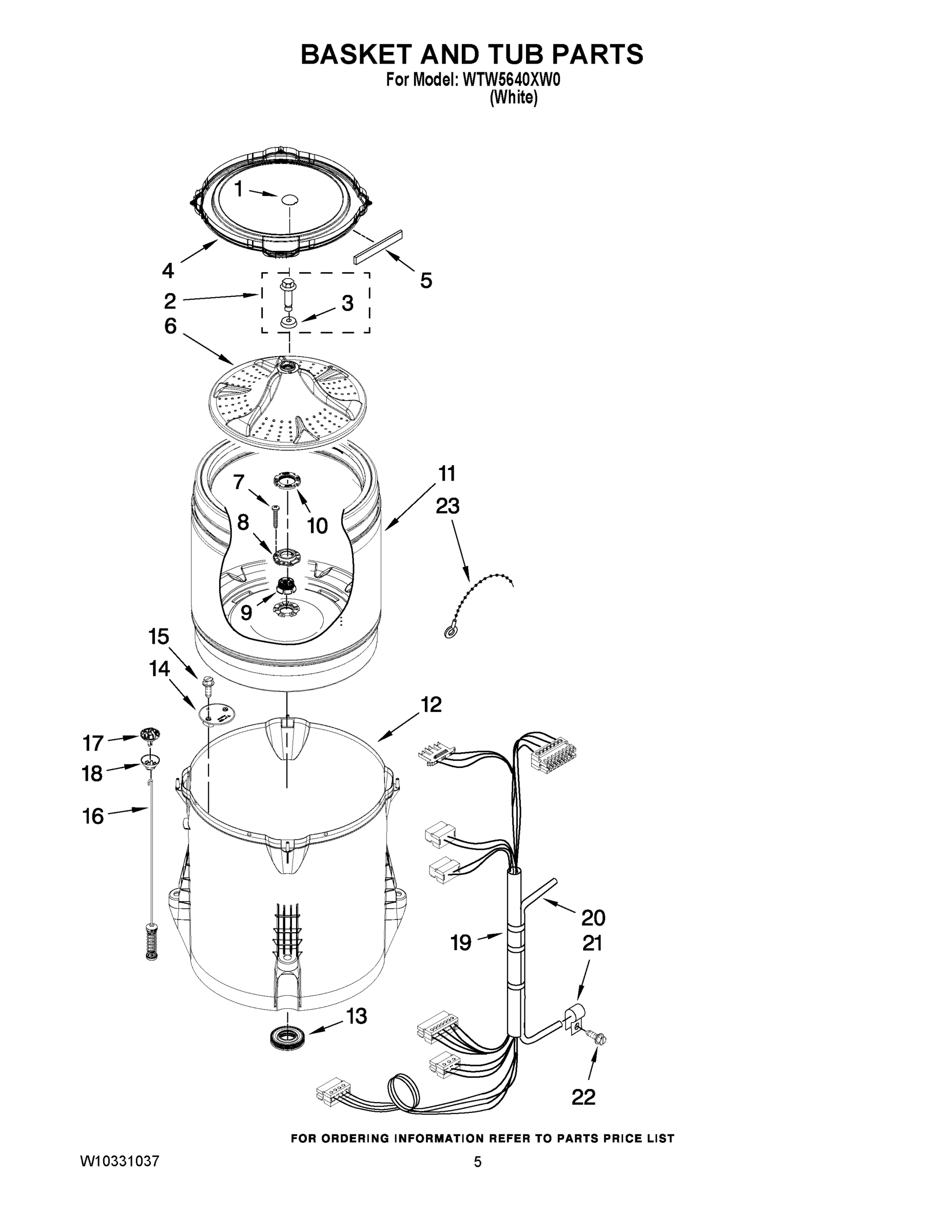03 - BASKET AND TUB PARTS