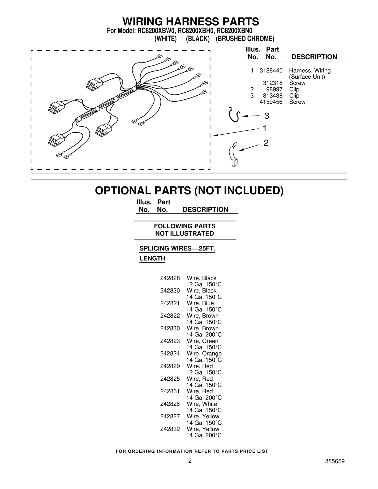 WIRING HARNESS PARTS