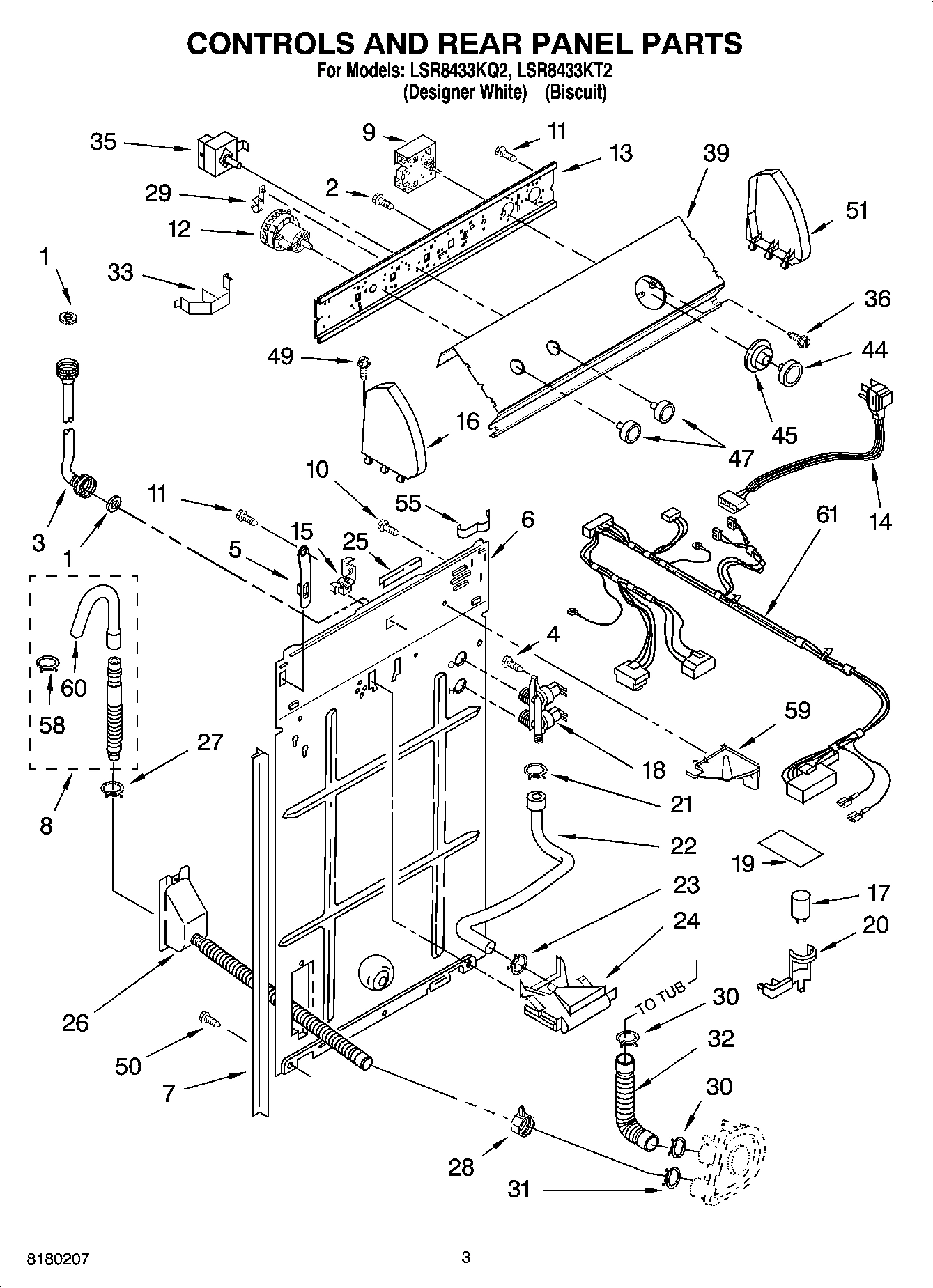 02 - CONTROLS AND REAR PANEL PARTS