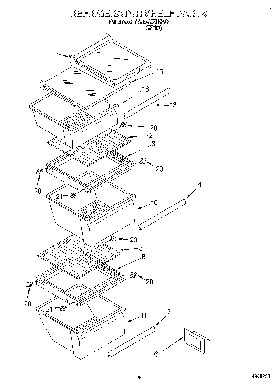 03 - REFRIGERATOR SHELF