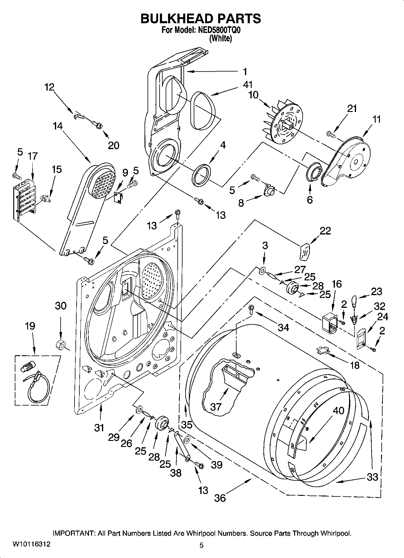 03 - BULKHEAD PARTS, OPTIONAL PARTS (NOT INCLUDED)