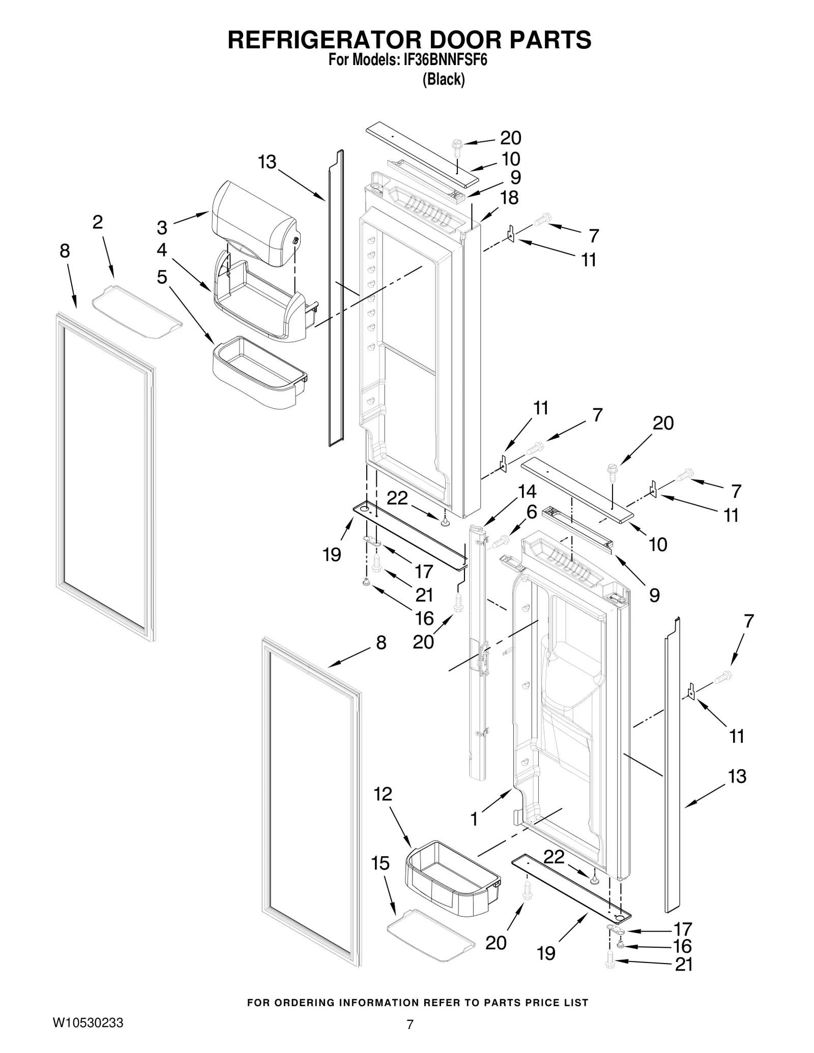 REFRIGERATOR DOOR PARTS