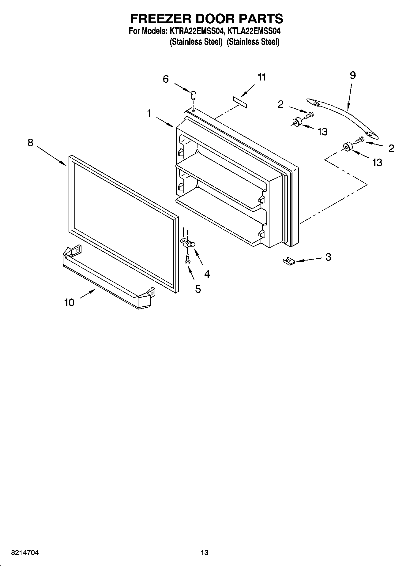 07 - FREEZER DOOR PARTS