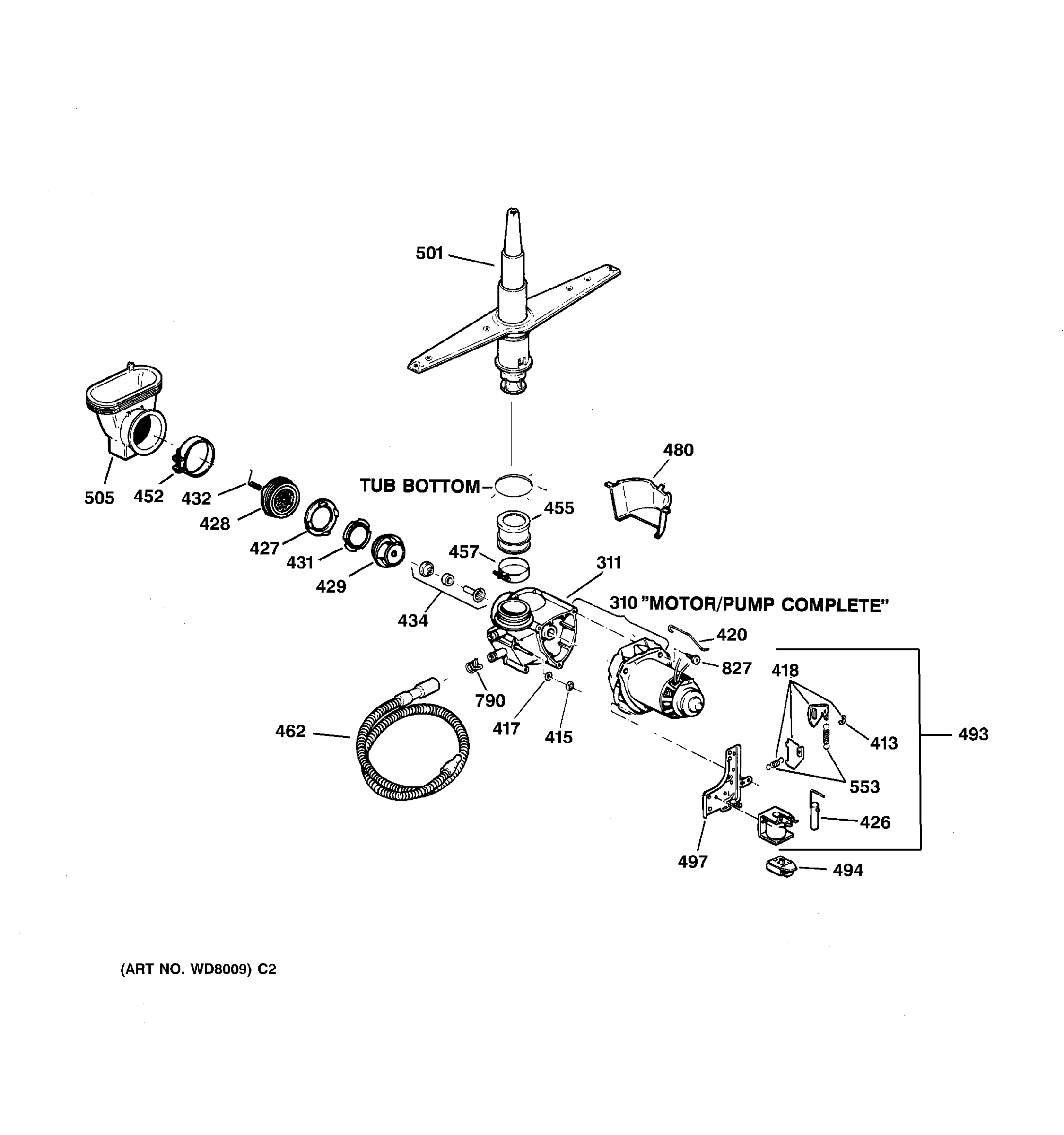 MOTOR-PUMP MECHANISM