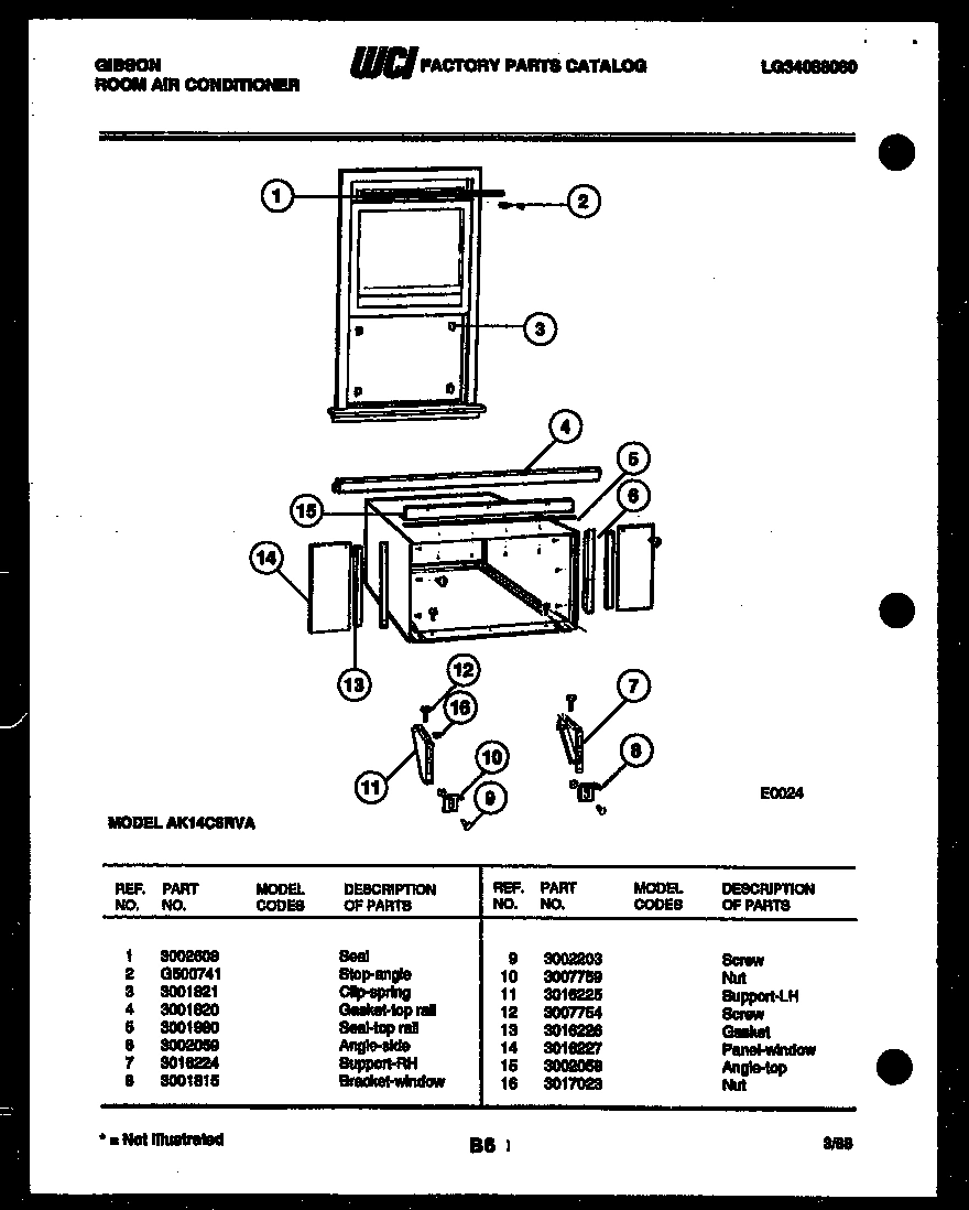 06 - CABINET AND INSTALLATION PARTS