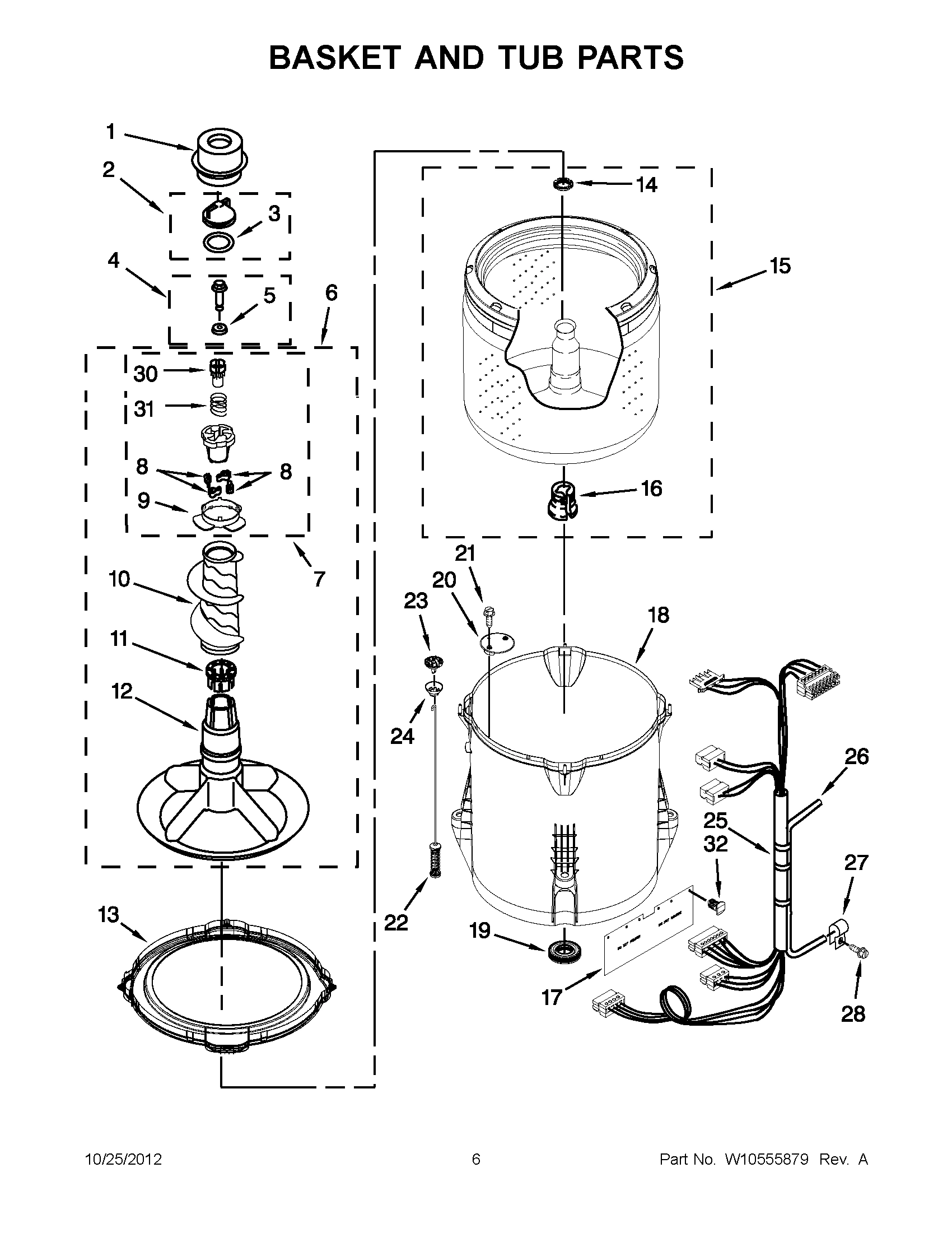03 - BASKET AND TUB PARTS
