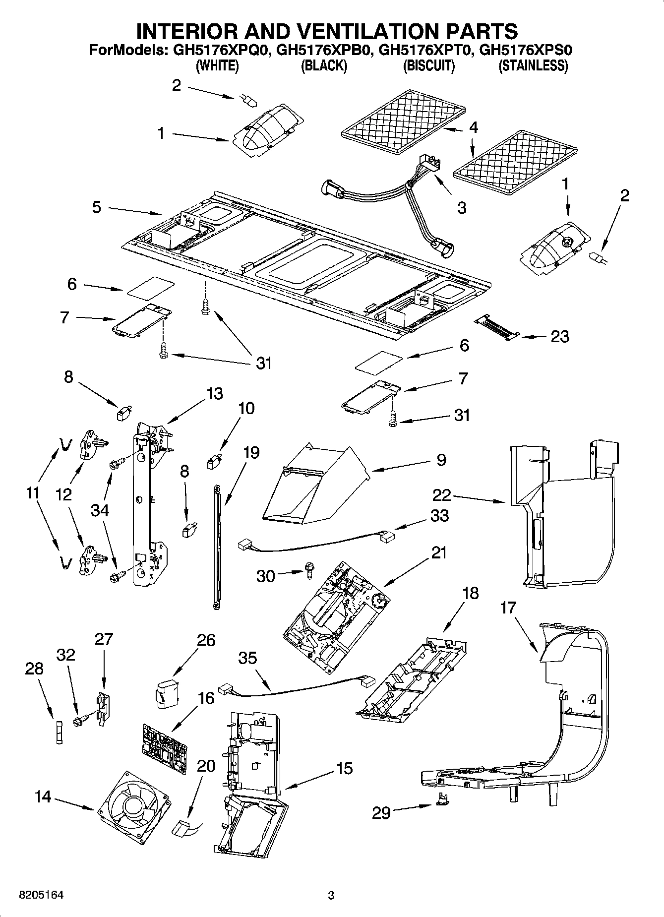 03 - INTERIOR AND VENTILATION PARTS