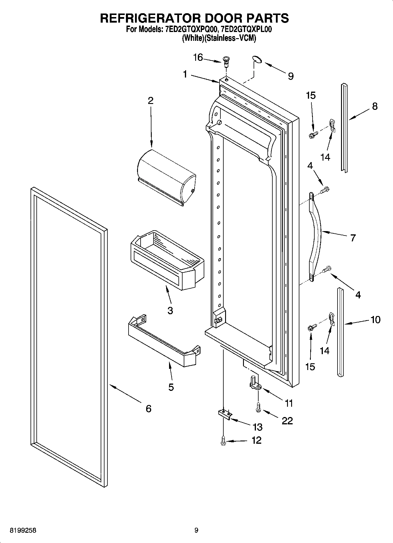 06 - REFRIGERATOR DOOR PARTS