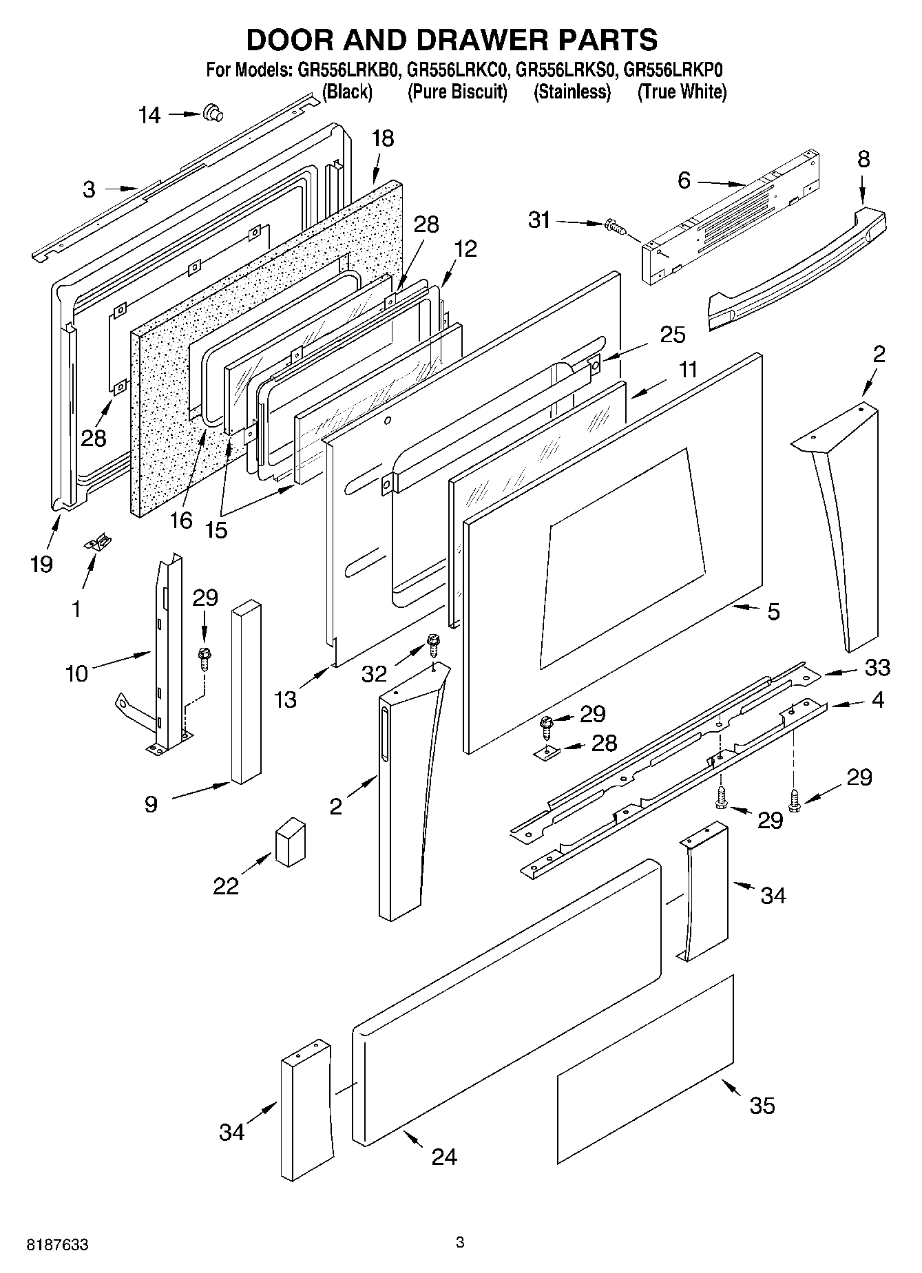 02 - DOOR AND DRAWER PARTS