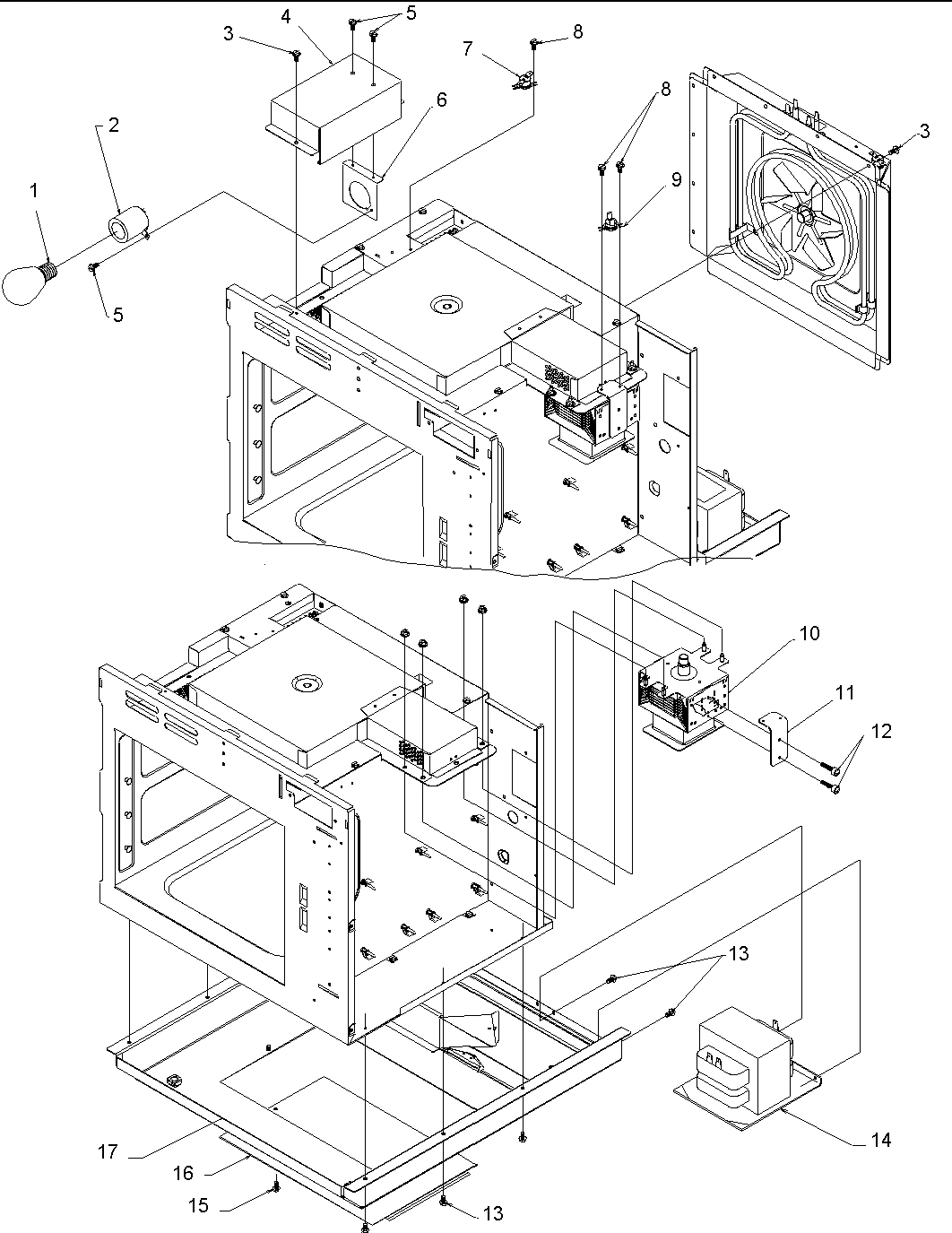 08 - OVEN CAVITY ASSEMBLY