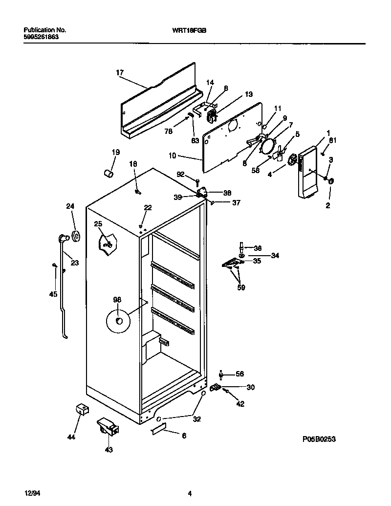 03 - CABINET, FAN ASSEMBLY