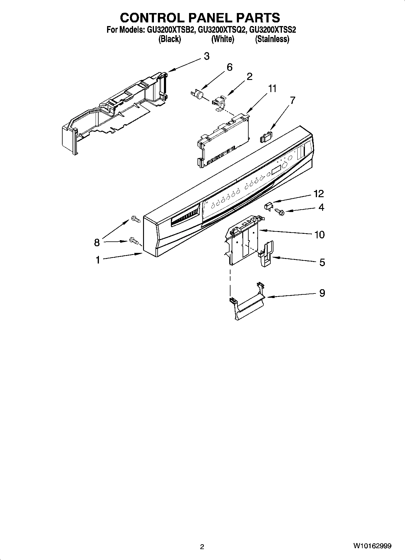 02 - CONTROL PANEL PARTS