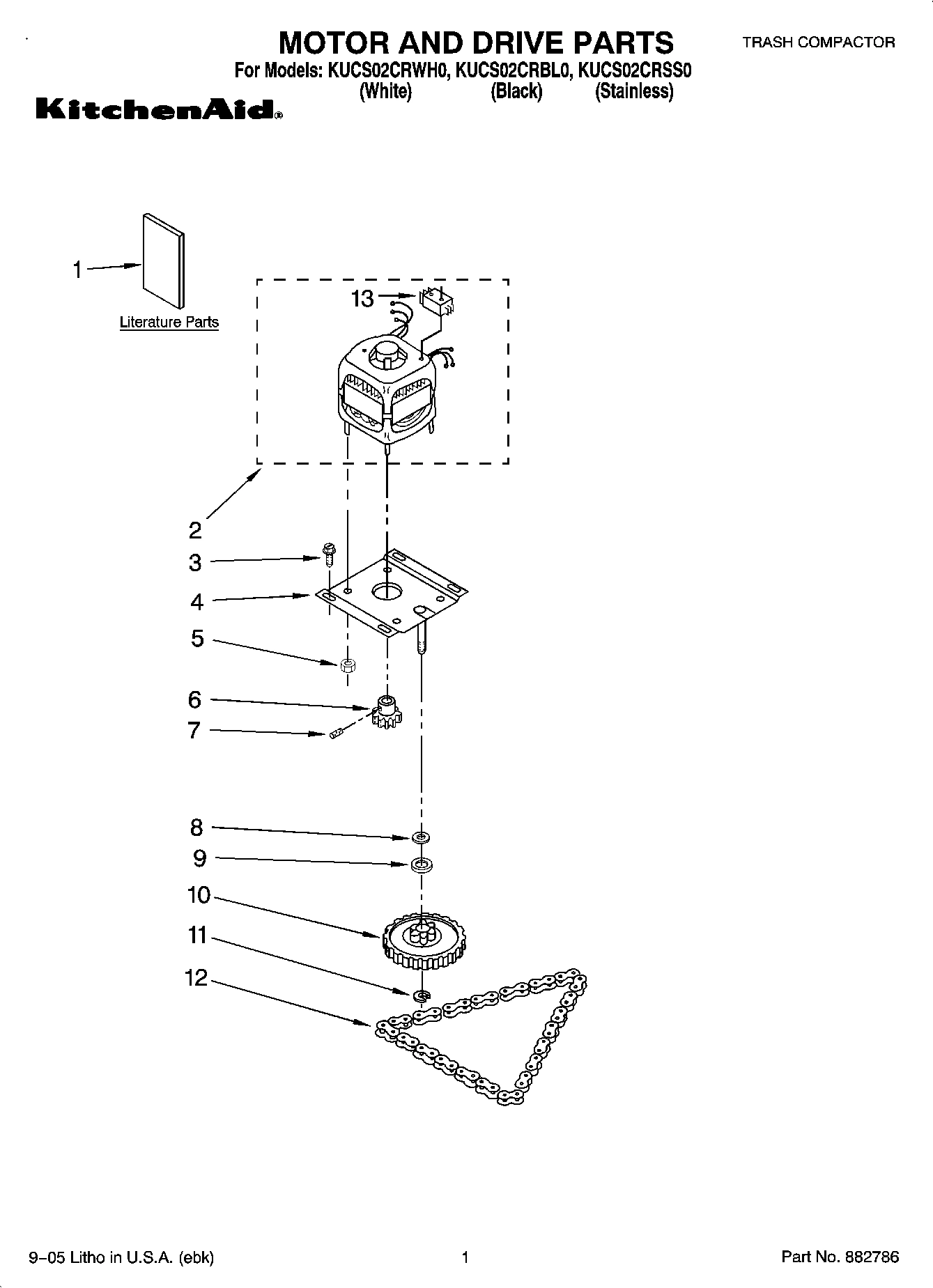 01 - MOTOR AND DRIVE PARTS