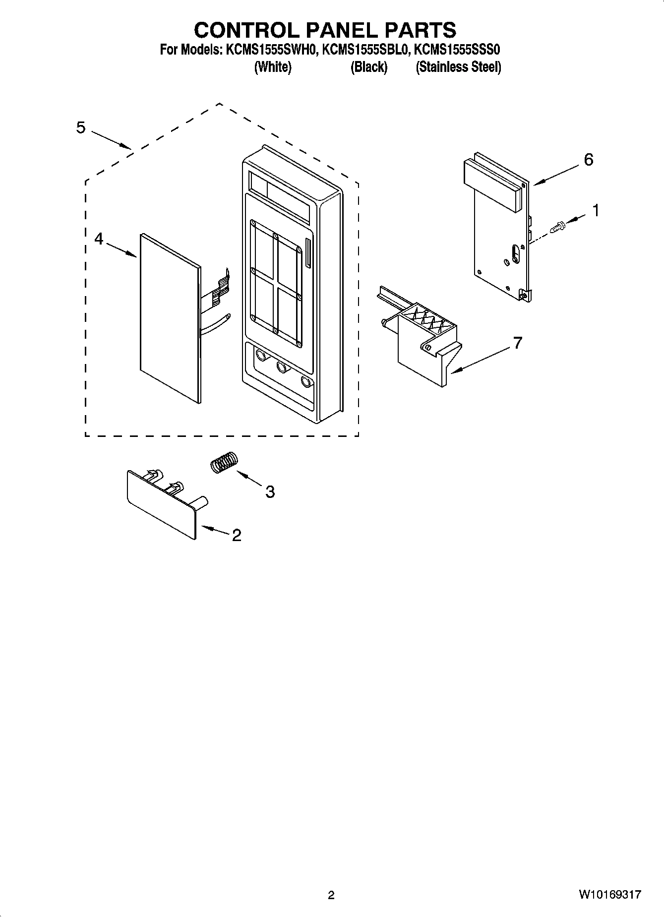 02 - CONTROL PANEL PARTS