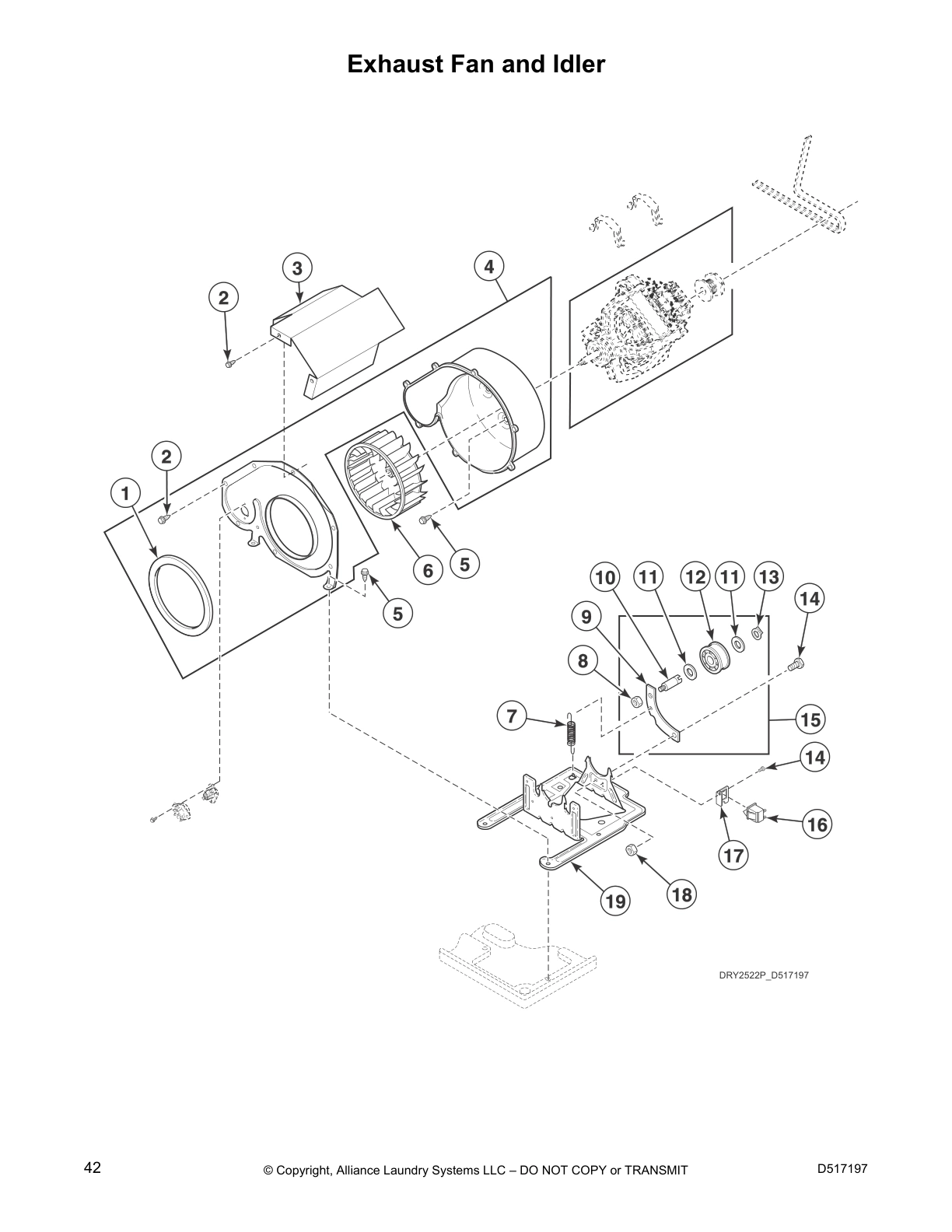 Exhaust Fan and Idler