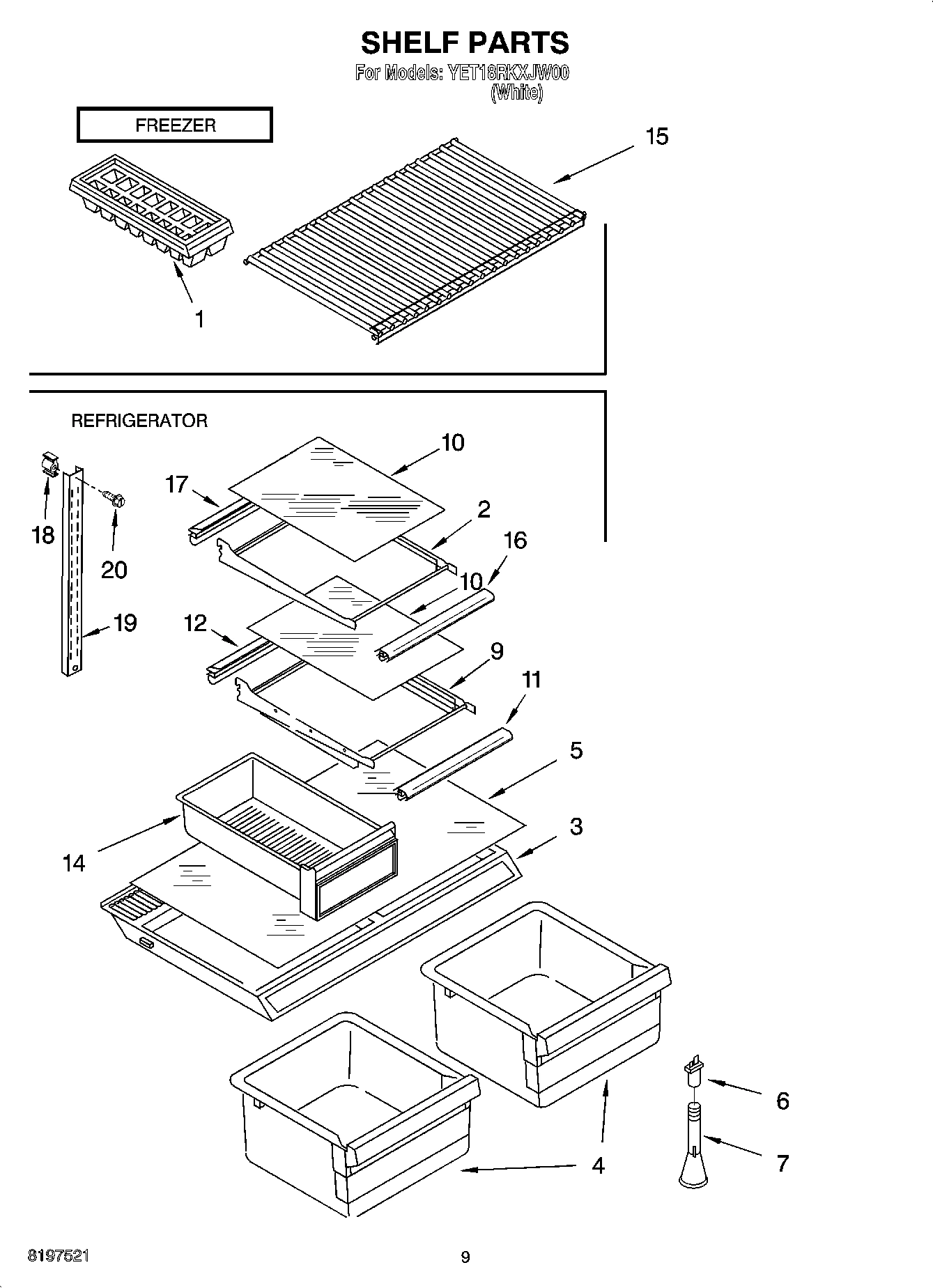 05 - SHELF PARTS, OPTIONAL PARTS
