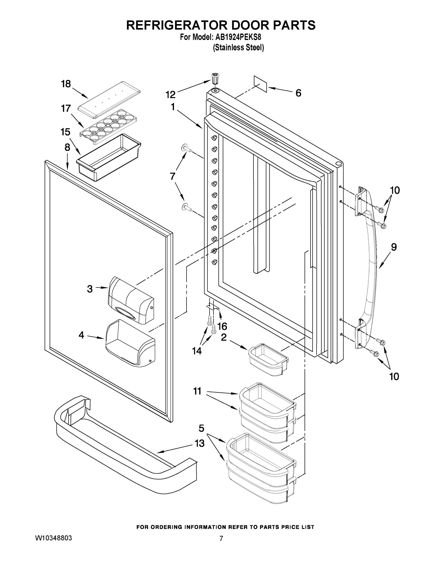 04 - REFRIGERATOR DOOR PARTS