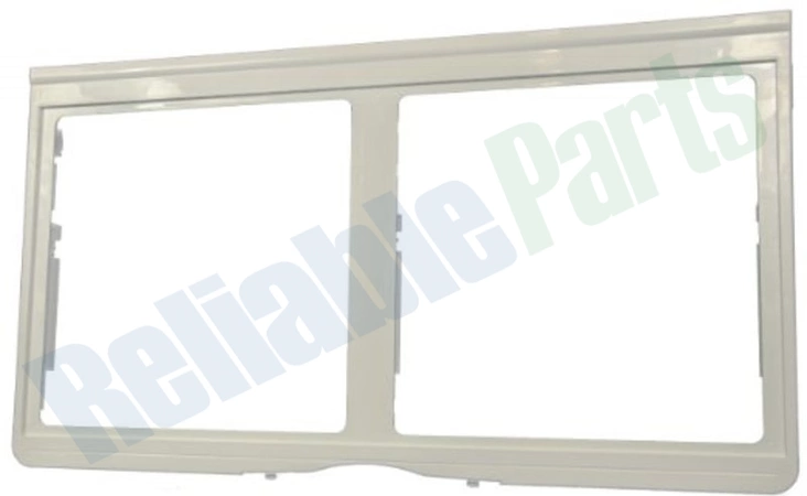 3550JJ1033A LG Refrigerator Crisper Cover Glass Shelf Frame - Image 2