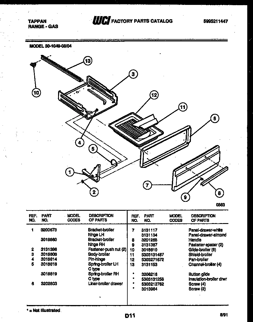 04 - BROILER DRAWER PARTS