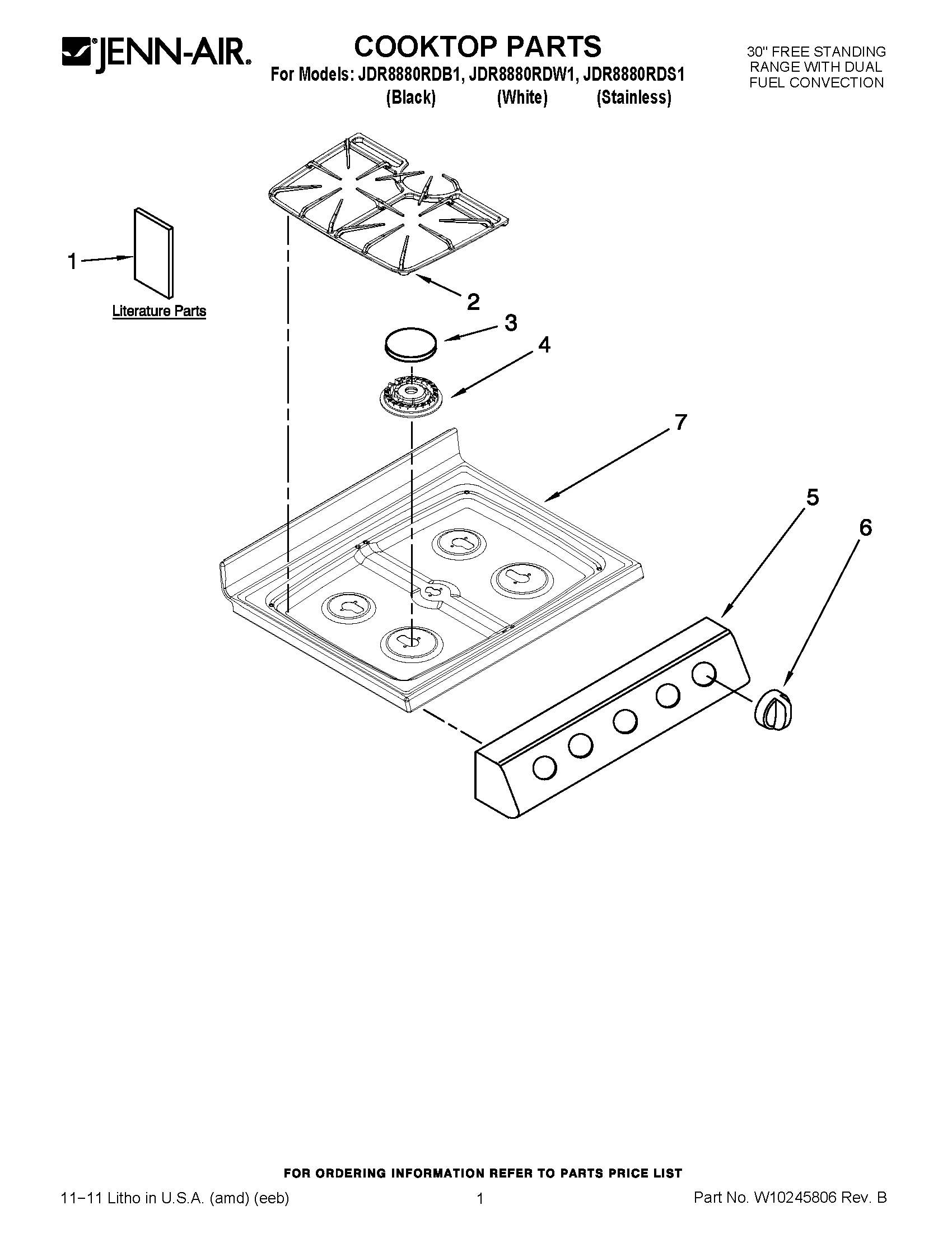 01 - COOKTOP PARTS