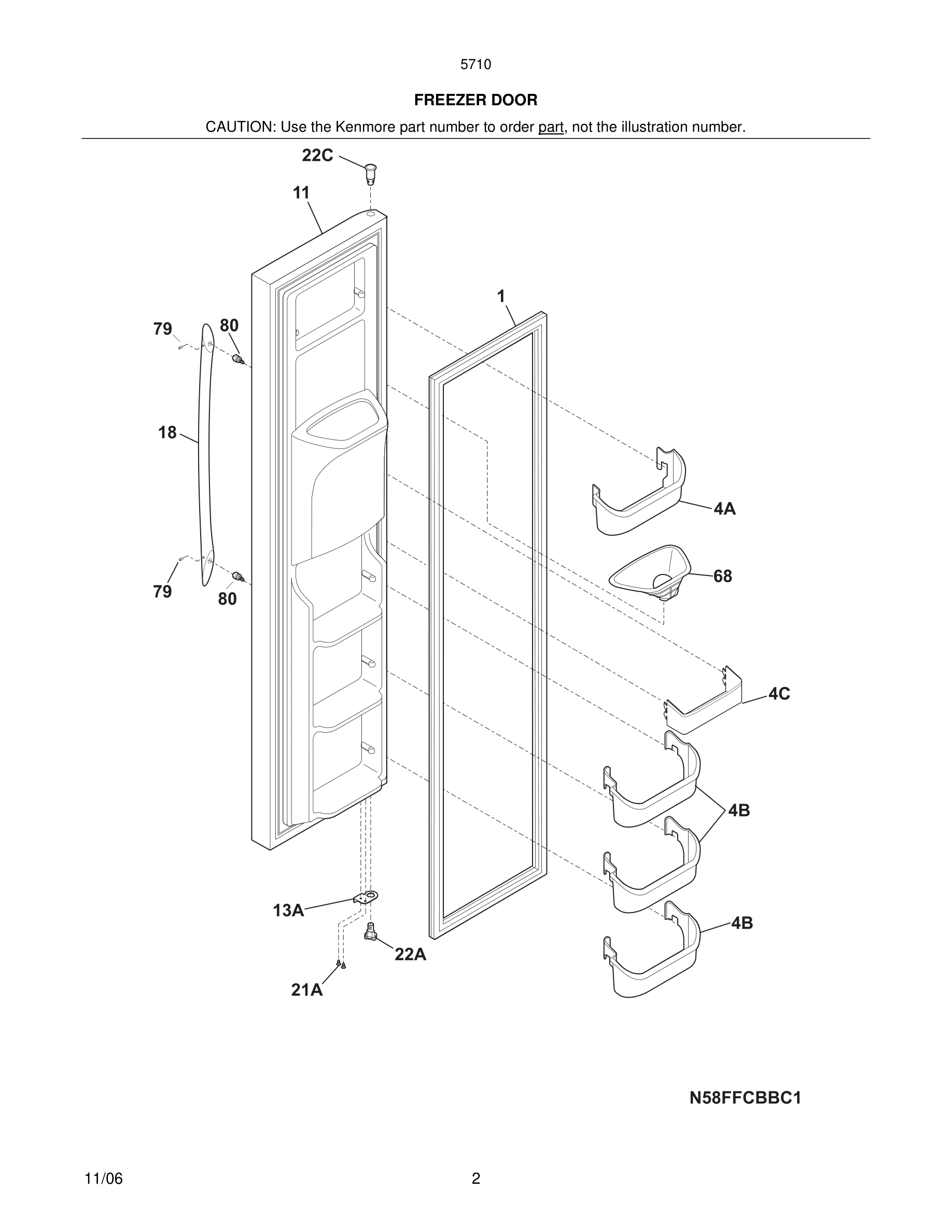 03 - FREEZER DOOR