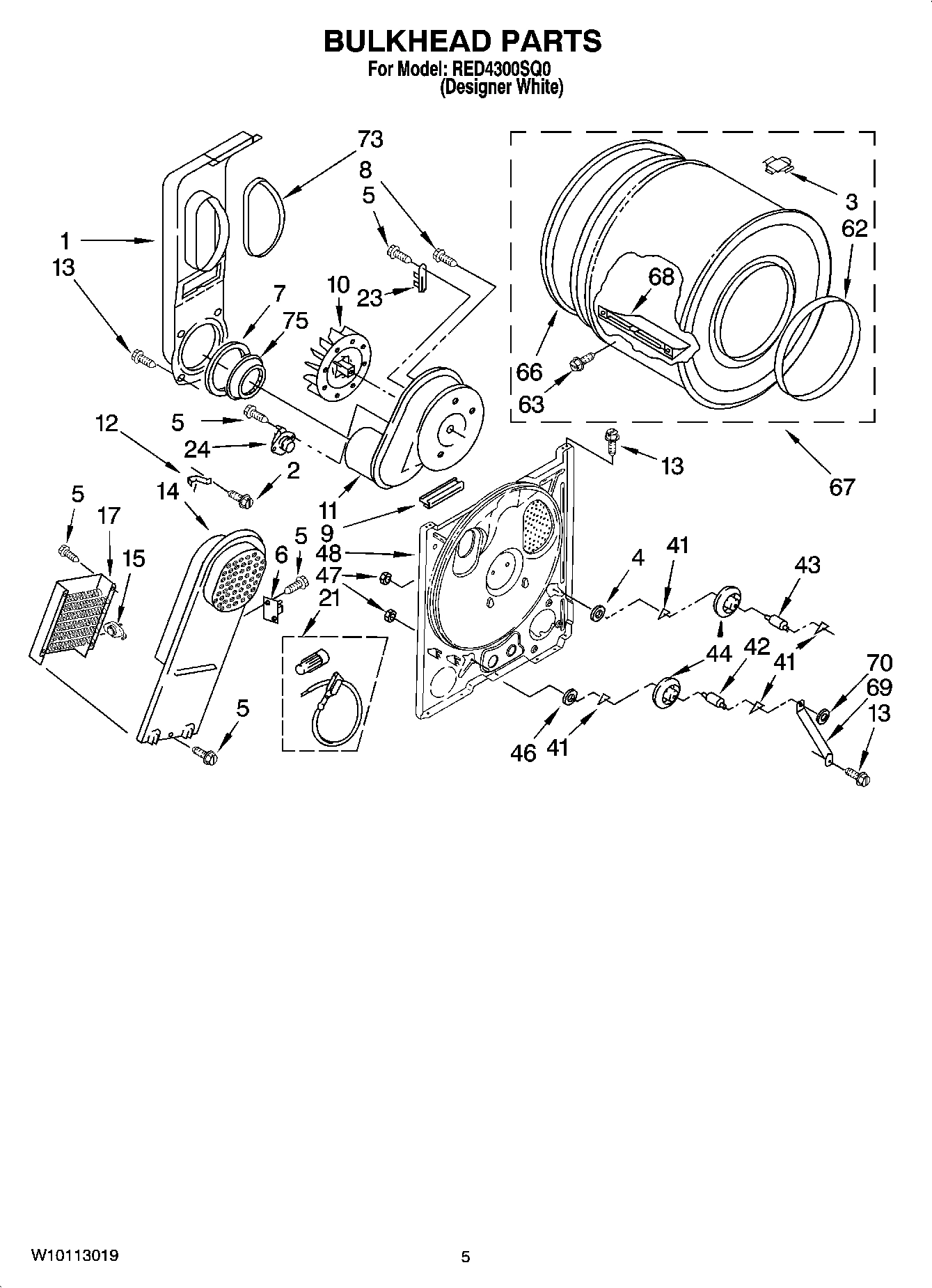 03 - BULKHEAD PARTS, OPTIONAL PARTS (NOT INCLUDED)