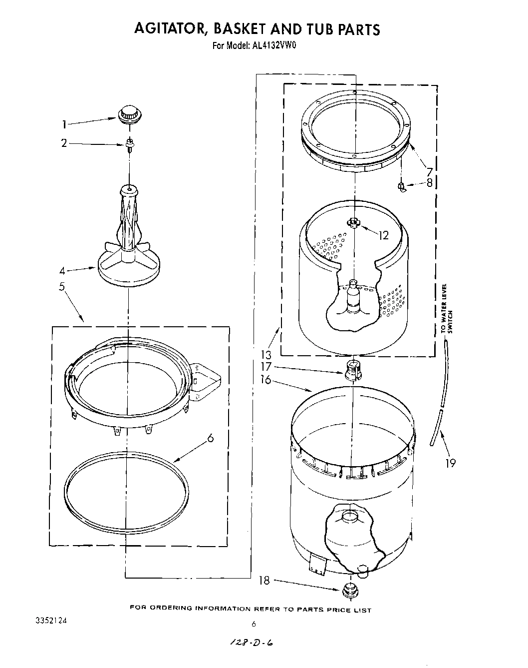 04 - AGITATOR, BASKET AND TUB