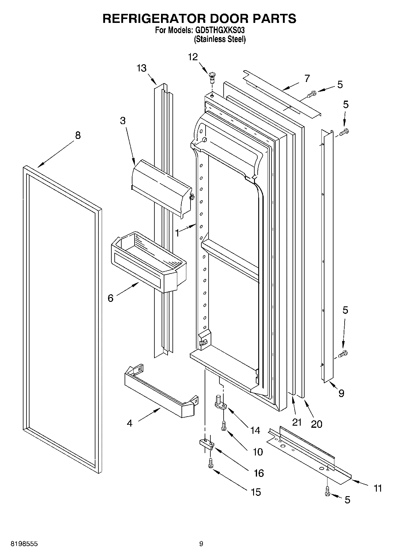 06 - REFRIGERATOR DOOR PARTS